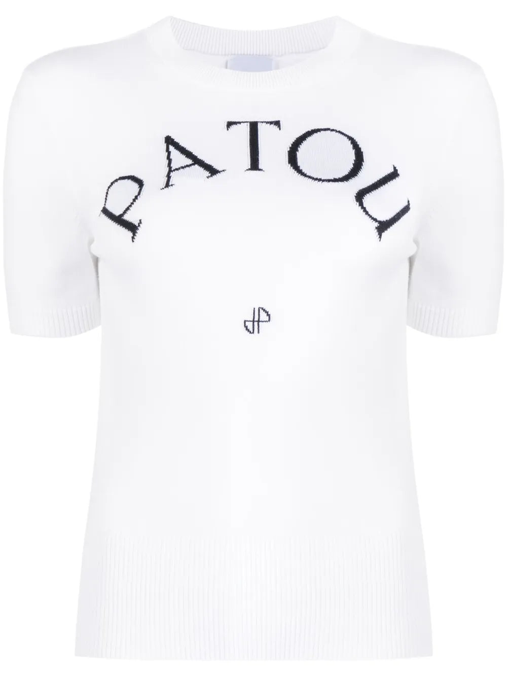 Logo-Jacquard Knitted Top