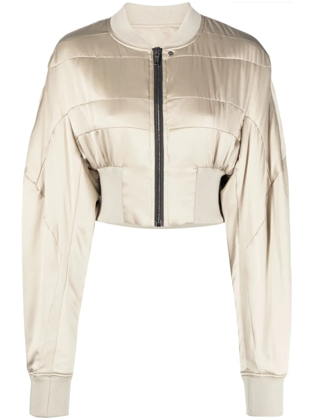 Girders Cropped Bomber Jacket