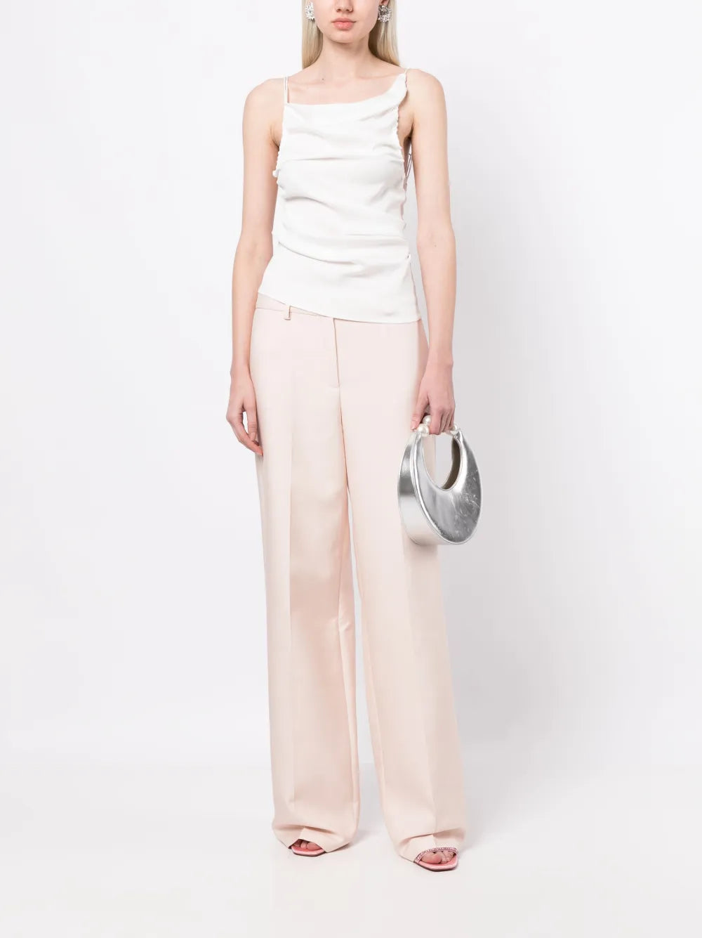 Wide-Leg Tailored Trousers