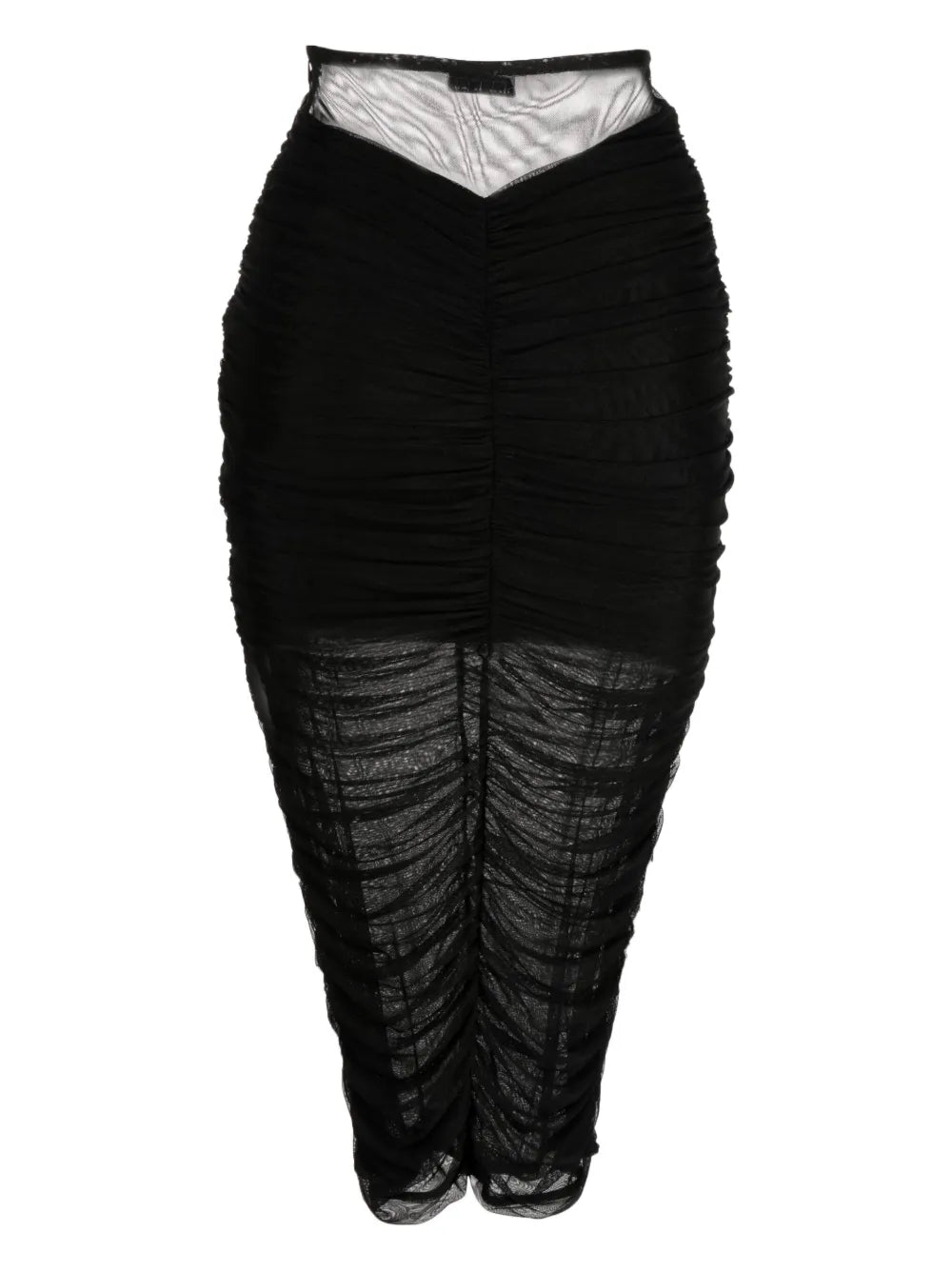 Ruched Midi Skirt