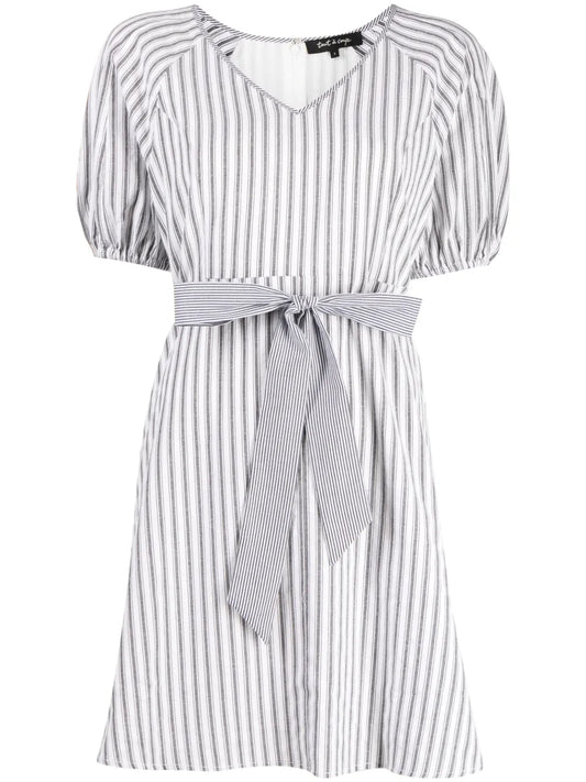 V-Neck Short-Sleeve Dress