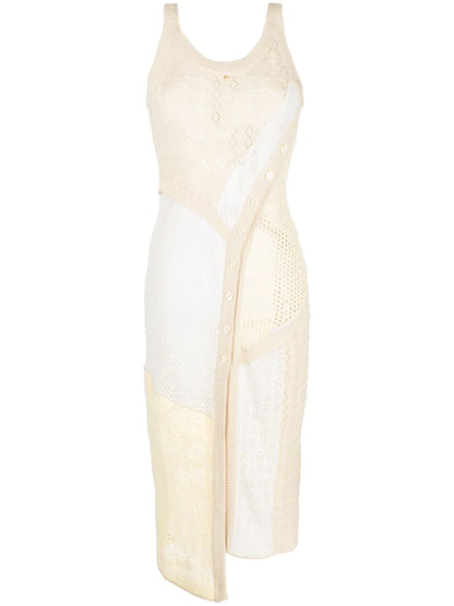 Regenerated Crochet Midi Dress