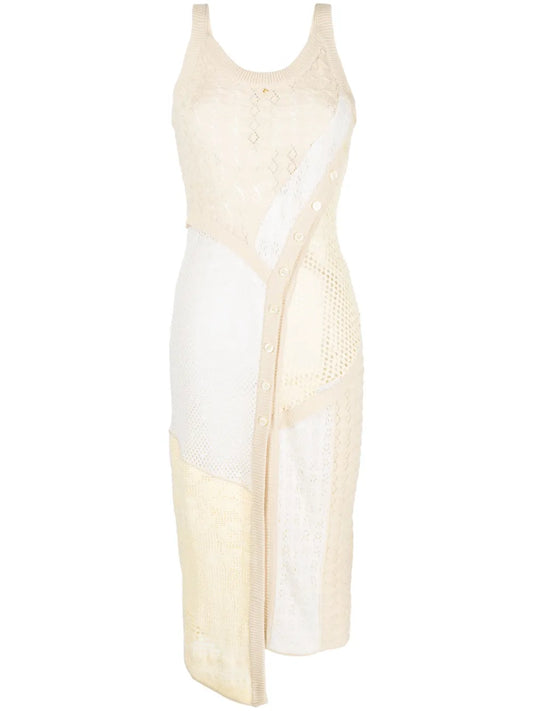 Regenerated Crochet Midi Dress