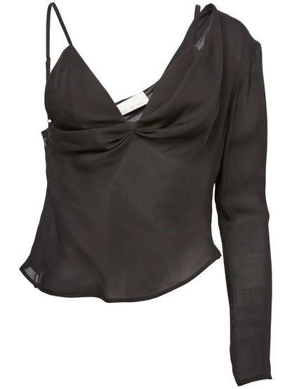 Georgette Triangle Top