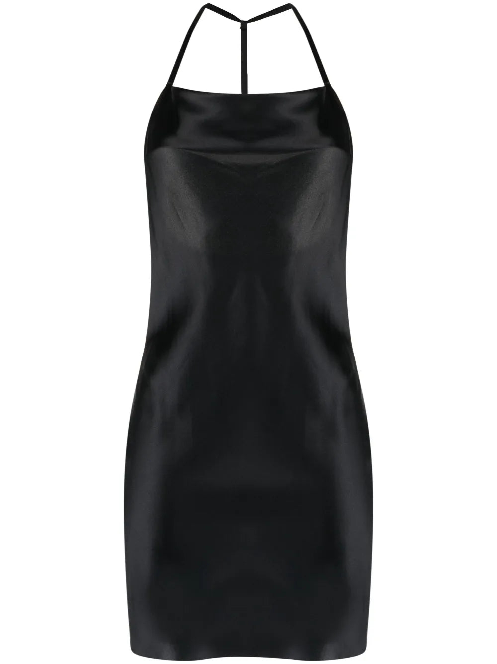 T-Back Cowl Slip Dress