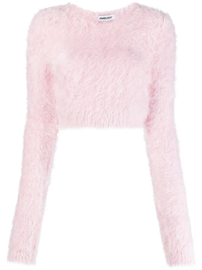 Knitted Cropped Sweater