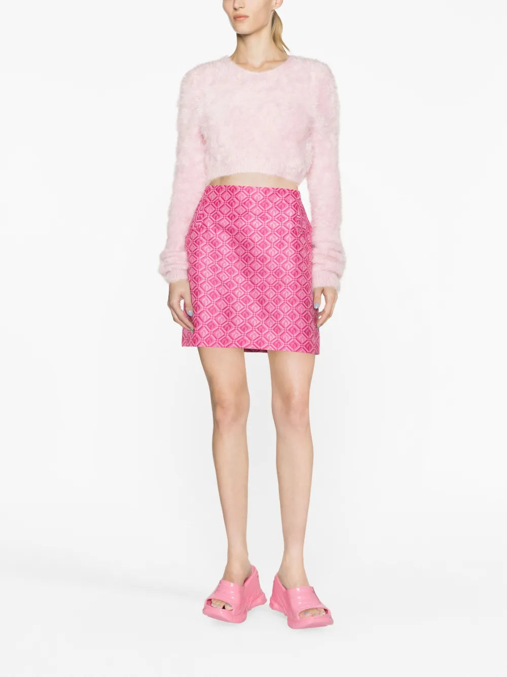 Knitted Cropped Sweater