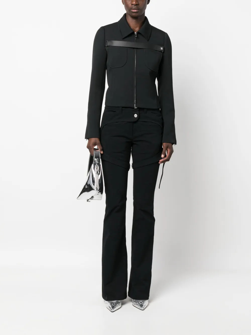 Straight-Leg Cotton Trousers