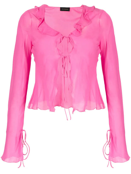 Ruffle-Detail Blouse