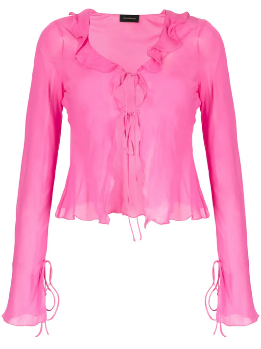 Ruffle-Detail Blouse