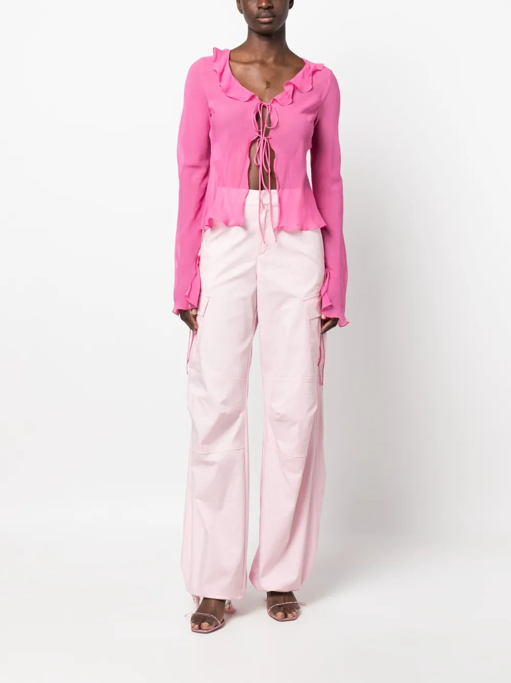 Ruffle-Detail Blouse