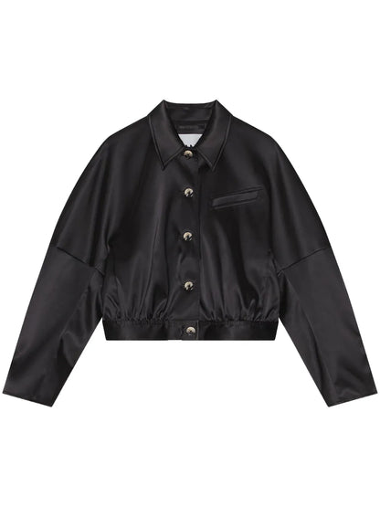 Long-Sleeve Bomber Jacket