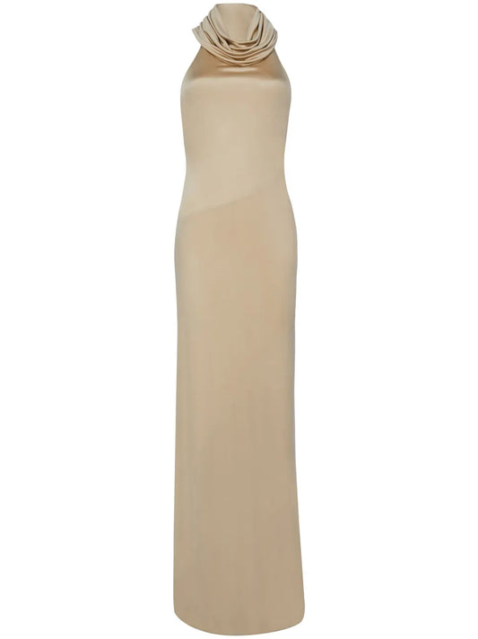 Hooded Jersey Maxi Dress