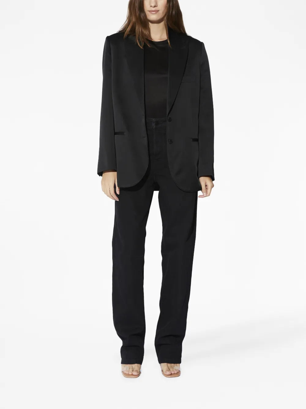 Single-Breasted Long-Sleeved Blazer