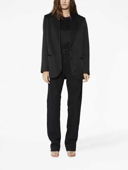 Single-Breasted Long-Sleeved Blazer