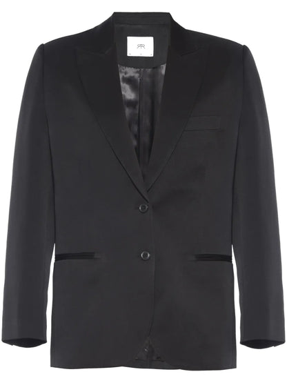 Single-Breasted Long-Sleeved Blazer