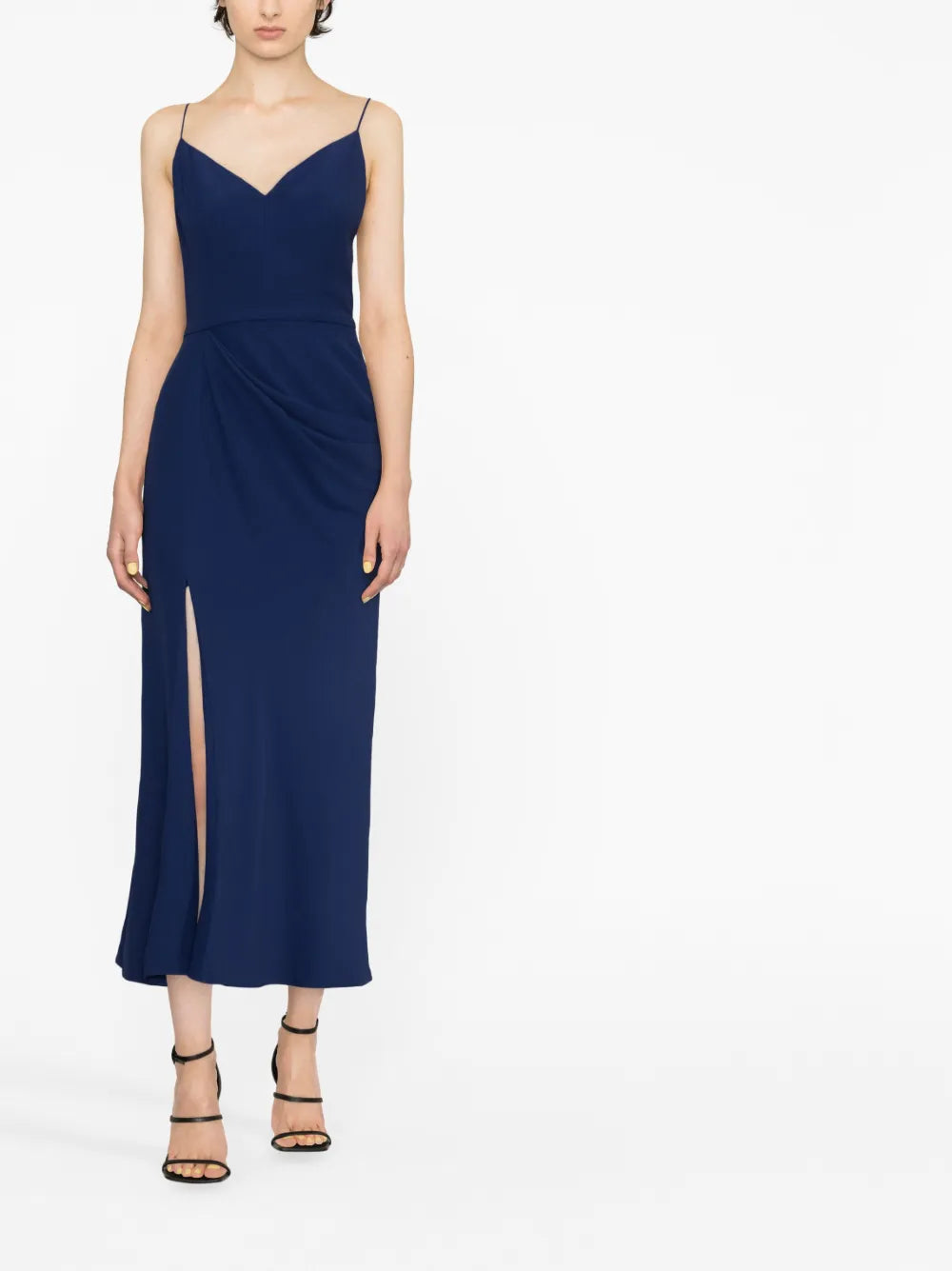 Draped Midi Dress