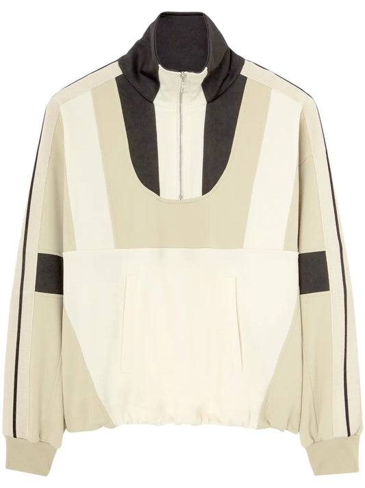Panelled Half-Zip Jacket