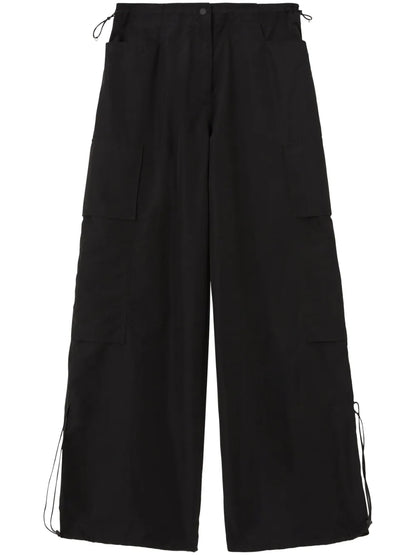 High-Rise Parachute Trousers