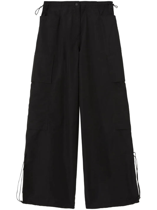 High-Rise Parachute Trousers