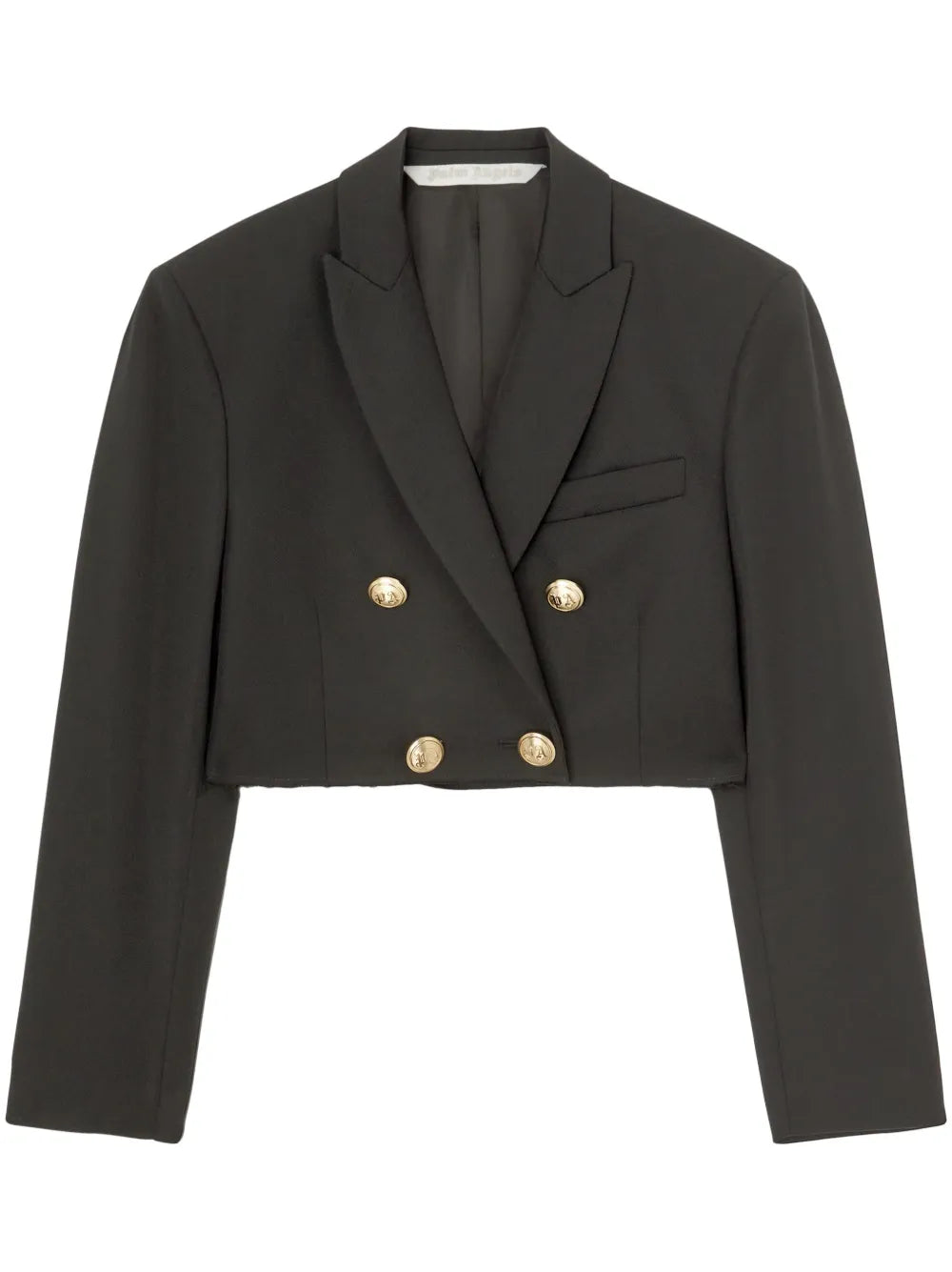 Cropped Double-Breasted Blazer