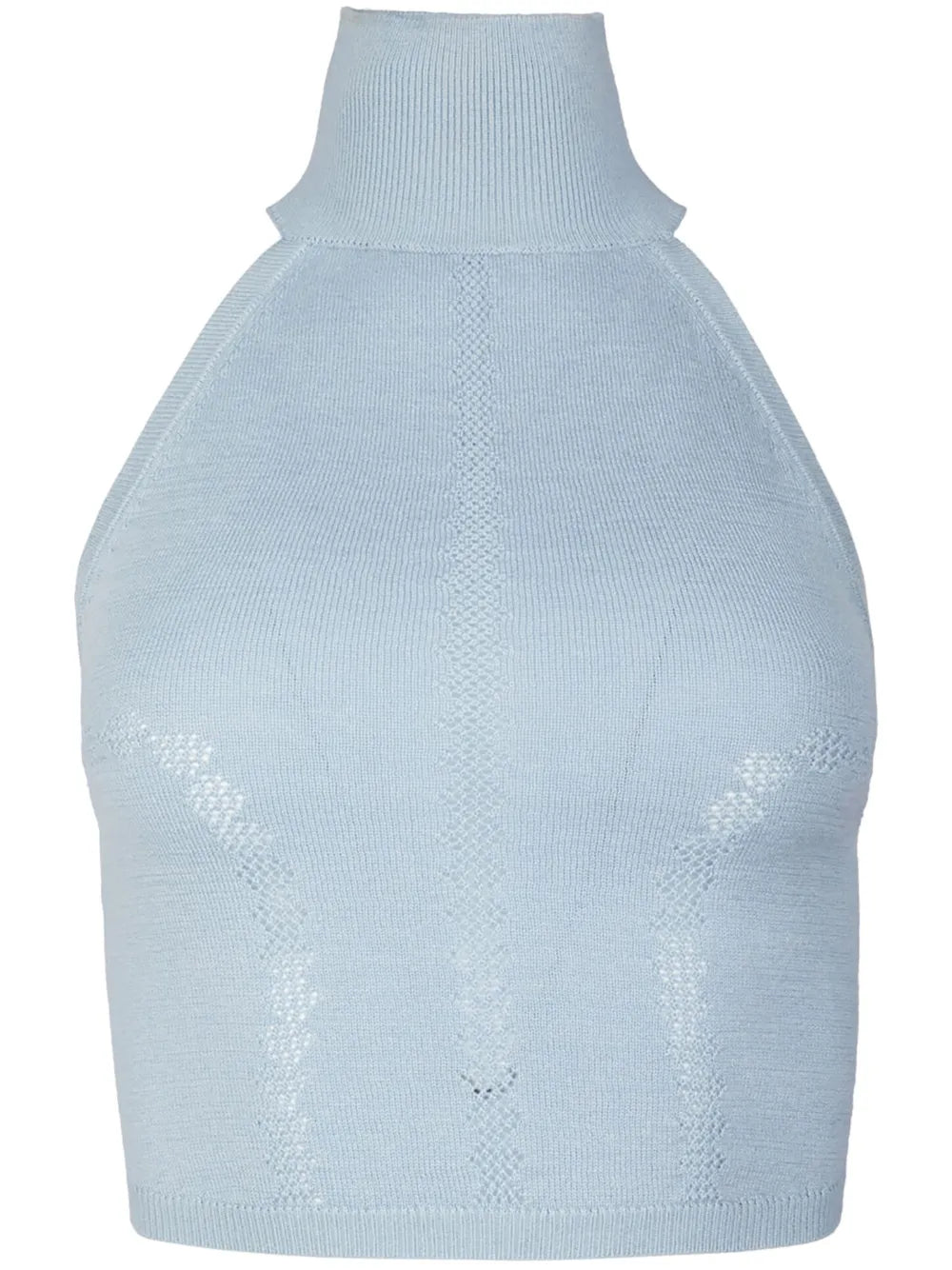 High-Neck Cropped Top