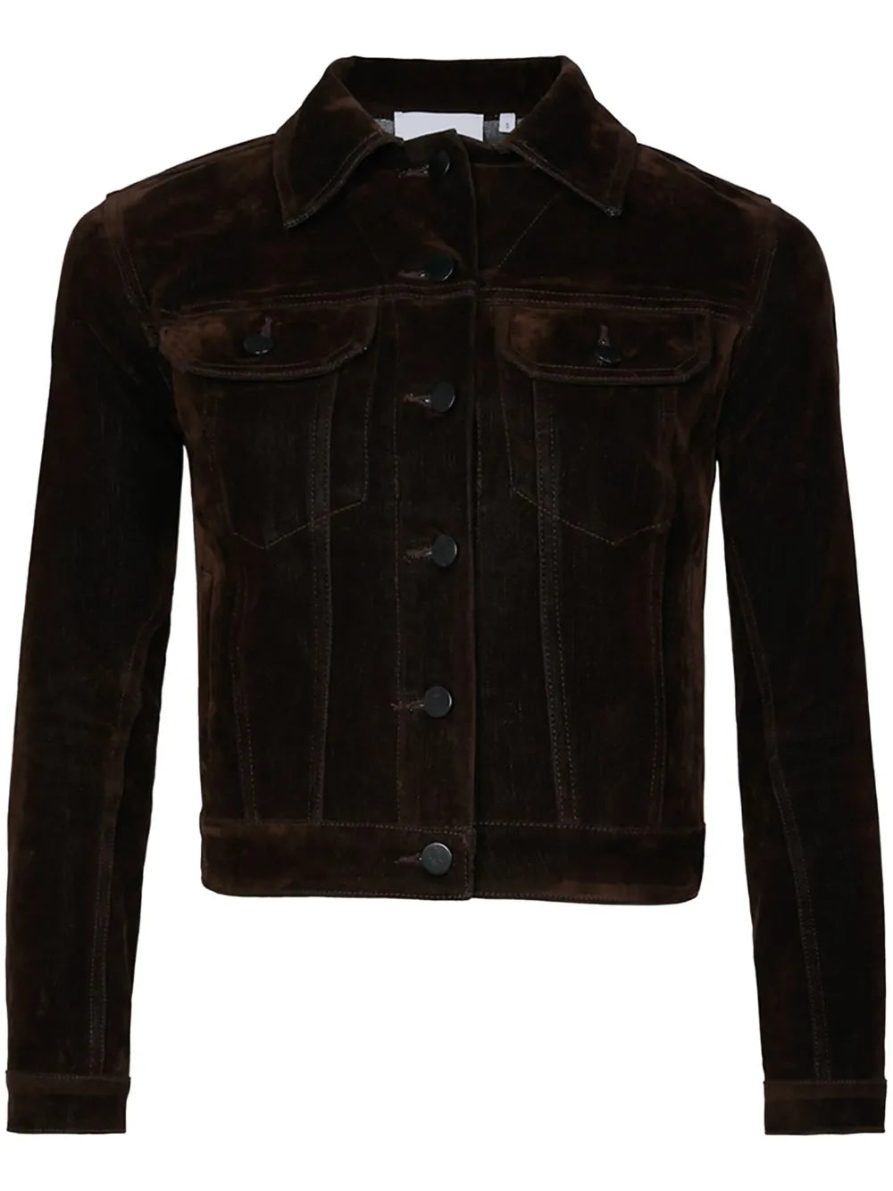 Jean Logo-Embroidered Velvet Jacket