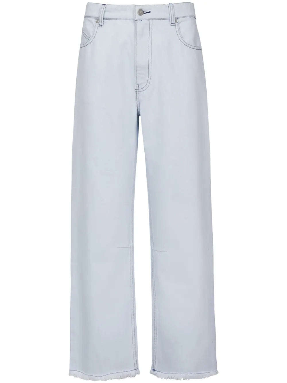 Straight-Leg Cropped Jeans