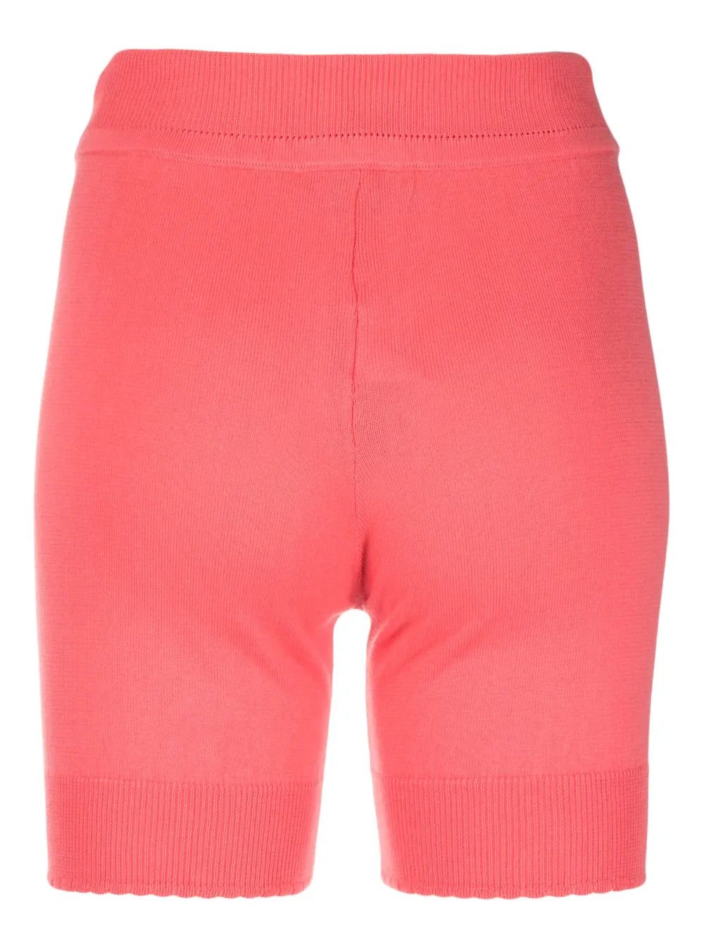 Embroidered-Logo Ribbed-Knit Shorts