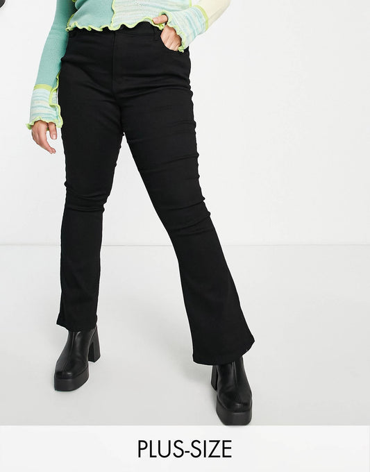 Curve Sallie High Waisted Flare Jeans