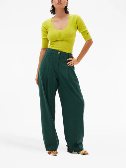 U-Neck Merino Wool Top