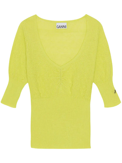 U-Neck Merino Wool Top
