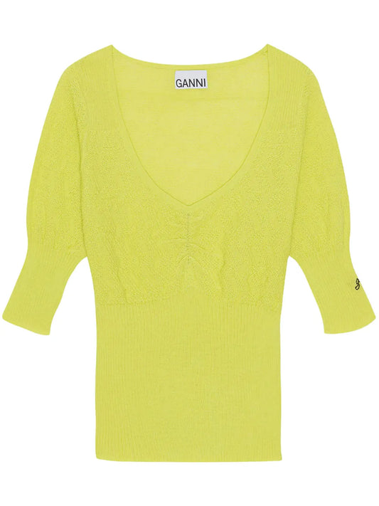 U-Neck Merino Wool Top