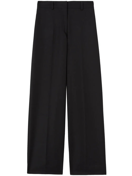 High-Rise Straight-Leg Trousers