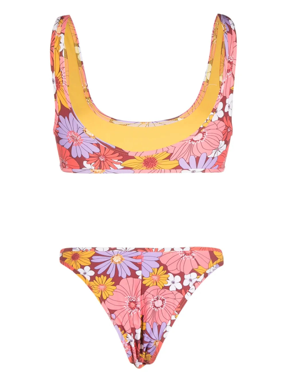 Coolio Floral-Print Bikini Set