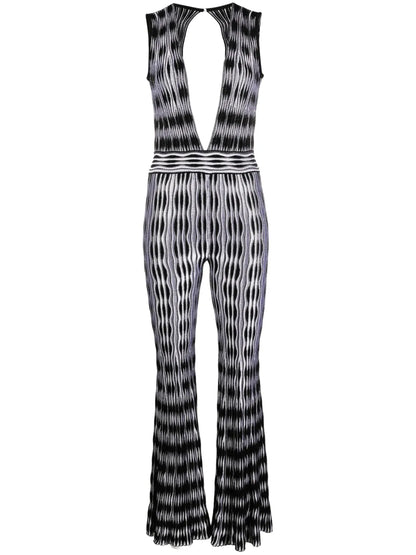 Delia Knitted Sleeveless Jumpsuit