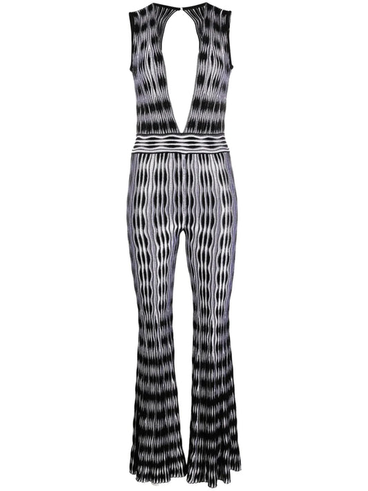 Delia Knitted Sleeveless Jumpsuit