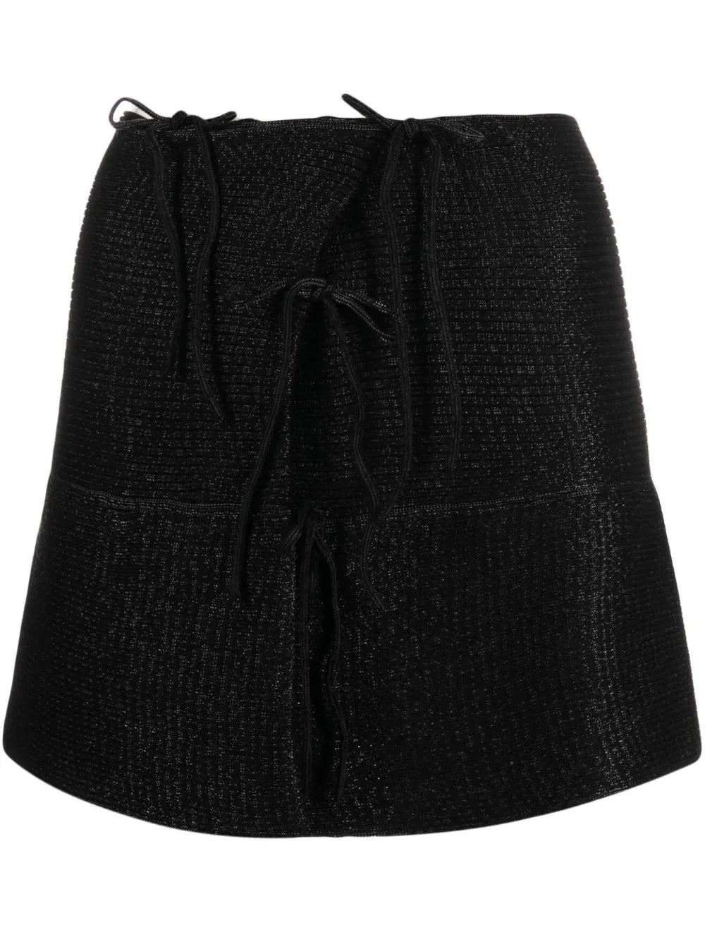 Emma Tied Knitted Miniskirt