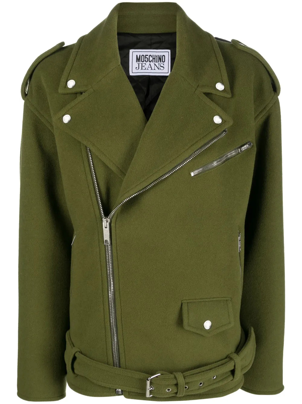 Notched-Lapels Military Jacket