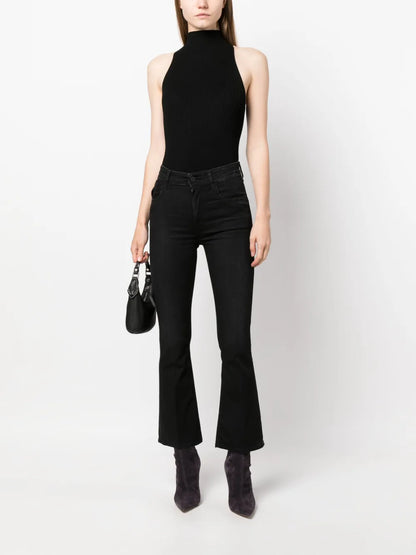 Mid-Rise Flared Jeans