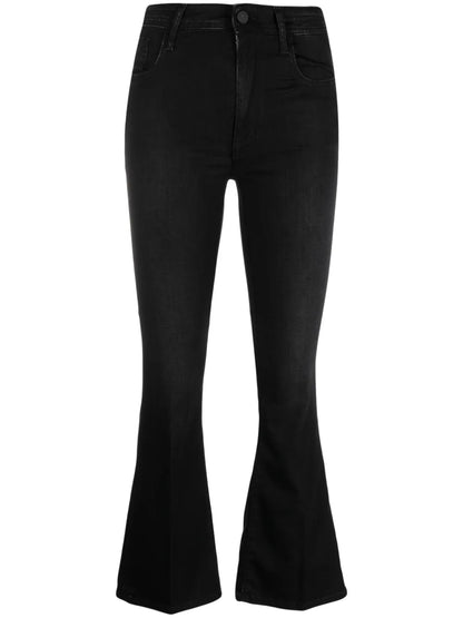 Mid-Rise Flared Jeans