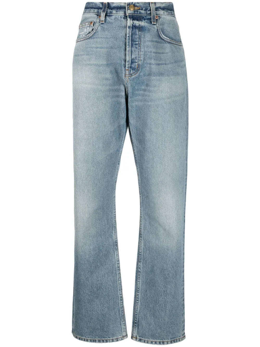 Straight-Leg Cotton Jeans