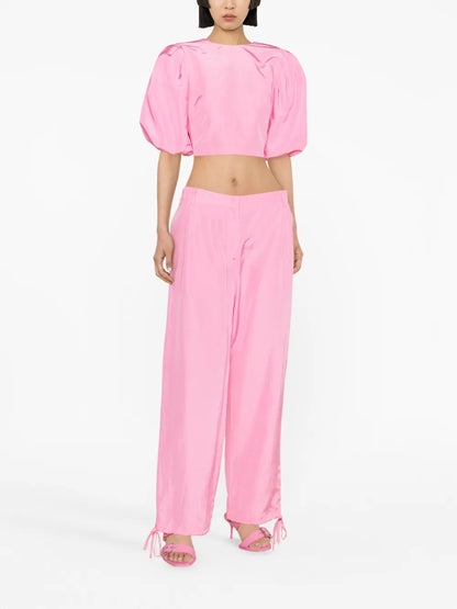 Drawstrings Parachute Trousers