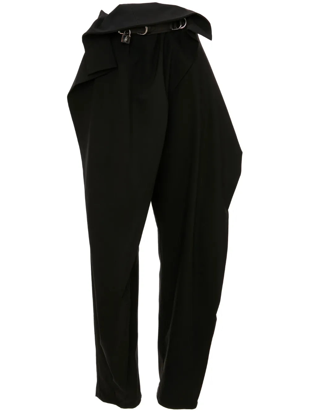 Fold-Over Tapered Trousers