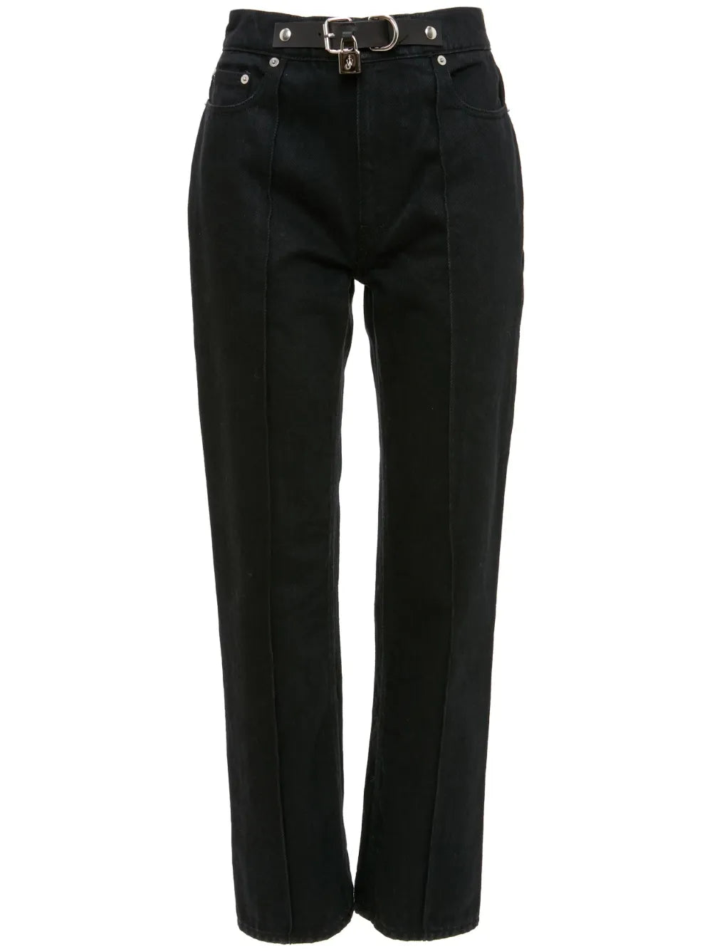 Padlock-Detail Slim-Fit Jeans