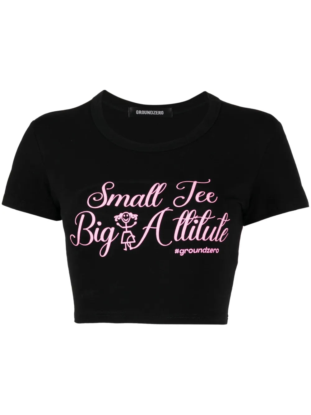 Slogan-Print Cotton T-Shirt