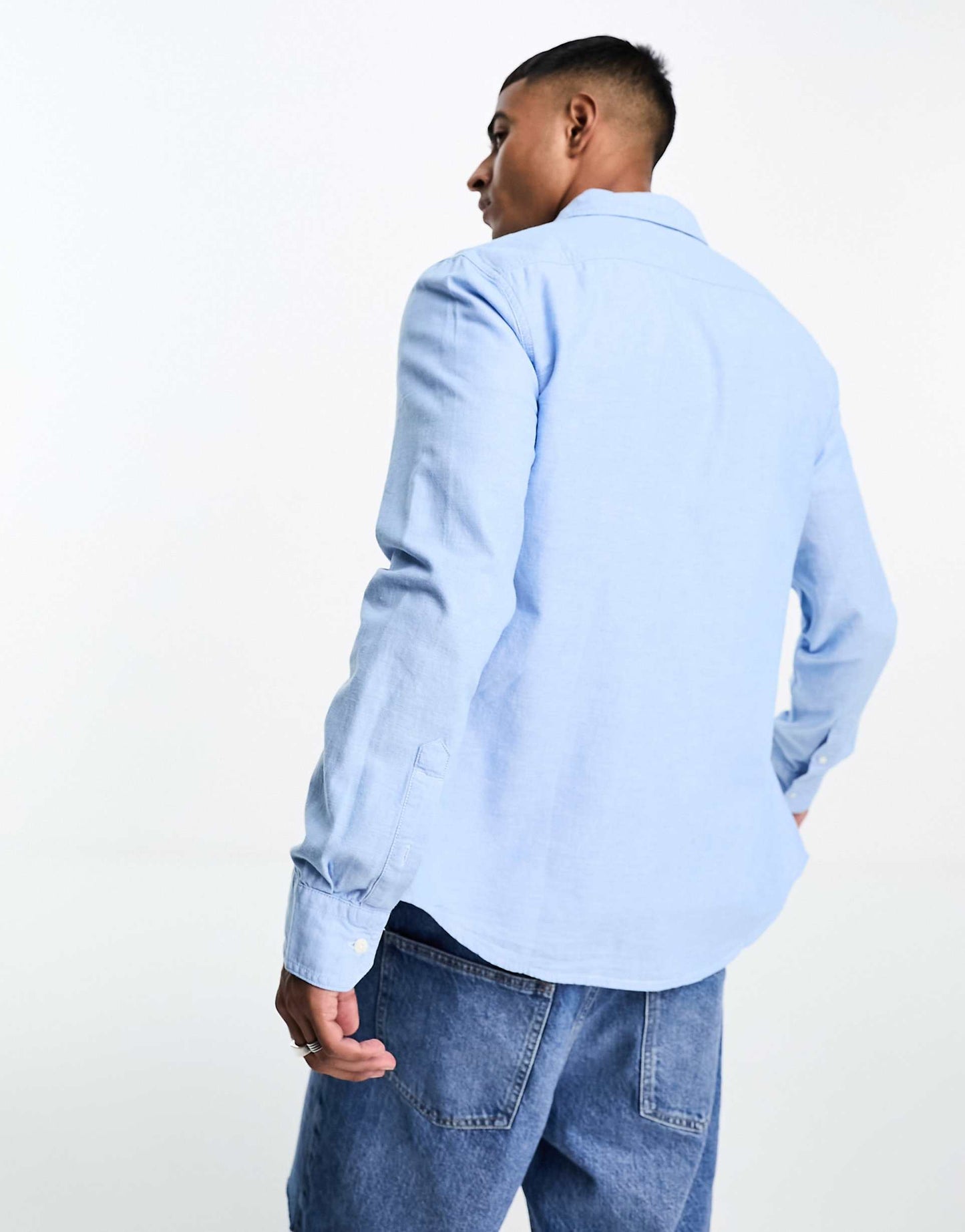 Slim Fit Oxford Shirt With Small Logo