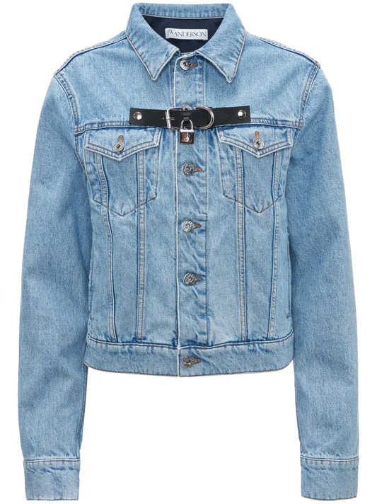 Padlock Strap Trucker Jacket
