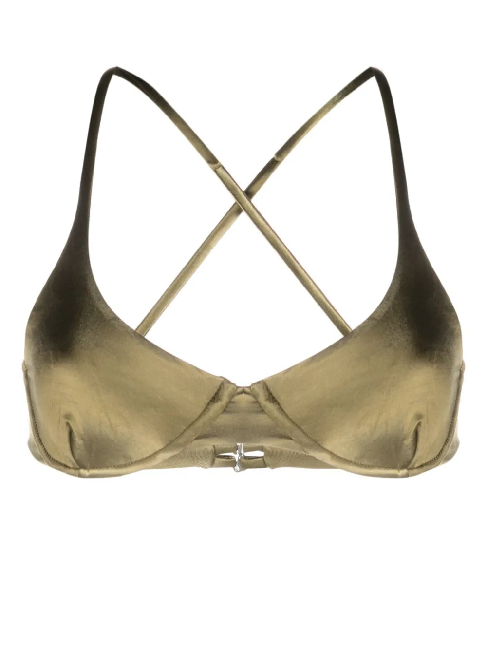 Reversible Crossover-Strap Bikini Top