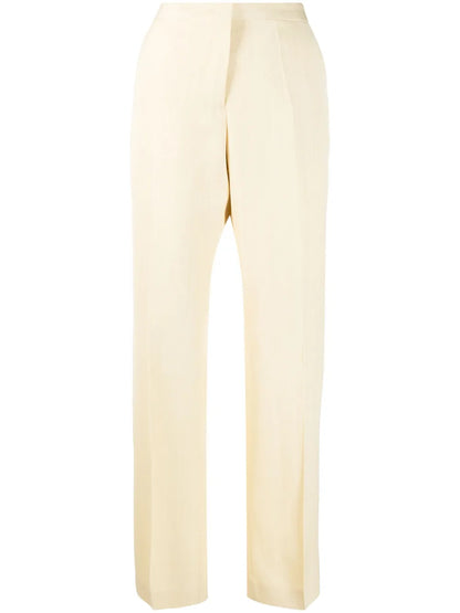 Pressed-Crease Tailored Trousers